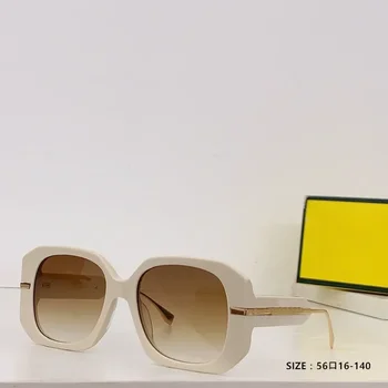Луксозна марка ретро дамски висококачествени очила ацетат ретро квадратни слънчеви очила UV400 дамски слънчеви очила