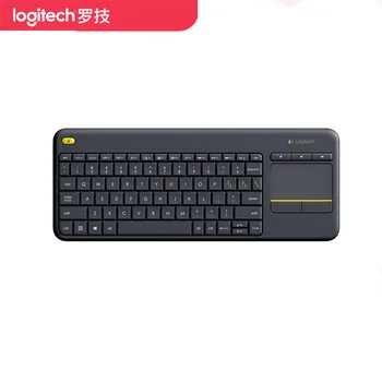 Logitech K400plus мултимедия безжична сензорна клавиатура мобилен телефон таблет Android TV тъчпад безжична клавиатура аксесоари