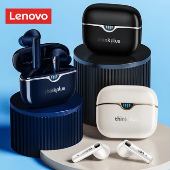 Lenovo LP15 TWS безжични Bluetooth слушалки 5.3 Слушалки за управление с докосване Слушалки с дълъг режим на готовност Басови слушалки с ниска латентност 2023 Нови