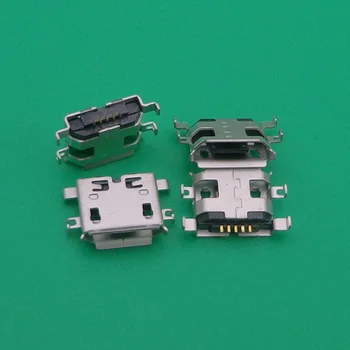 10-100pcs Micro USB конектор 5pin Mid Mount 0.8mm зарядно устройство Зареждане Upturned порт док гнездо за ZTE N880S U880 V880 C8650 P700