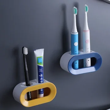 Стойка монтирана на стена четка за зъби Самозалепваща се Организатор Rack Баня Четка за зъби Space Четка за зъби Save Holder Holder Electric