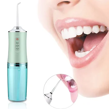 220ml преносим орален иригатор безжичен стоматологичен конец за вода за почистване на зъби избелване на зъби чаши за баня