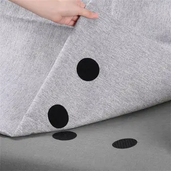 Силна самозалепваща се закопчалка точки стикери против хлъзгане мат подложки за легло лист диван мат килим