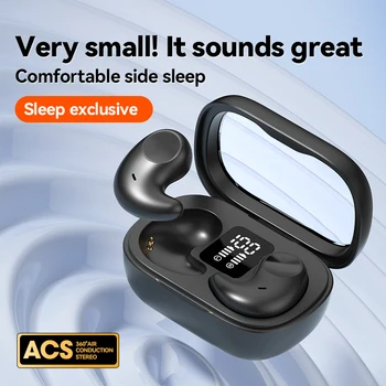 Невидими слушалки TWS безжични слушалки Мини малки слушалки Скрити шумопотискащи слушалки за сън Геймърска слушалка за Xiaomi