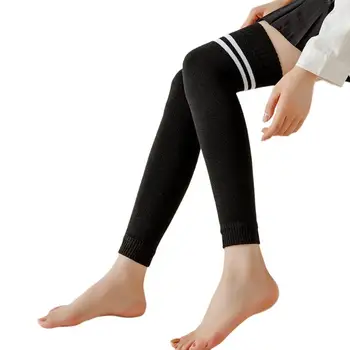 Отслабване Тери топло крак чорап четка удебелени изрязани мъжки и дамски удължени над коляното задържания коляното дебел удобен
