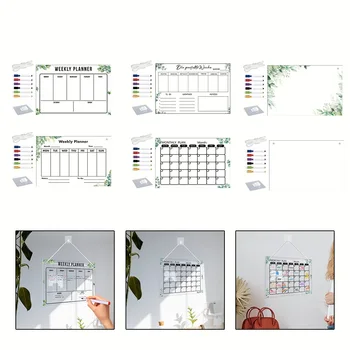 Frigde магнити стикер акрилни календар ренде съвет 12''*8'' месечно планиране съобщение съвет за кухня декорация на дома