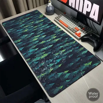 Forest Large Game Mousepad Gamer Accessories Mouse Pad XXL 900x400 Gaming Speed Keyboard Pads Natural Rubber Waterproof Desk Mat