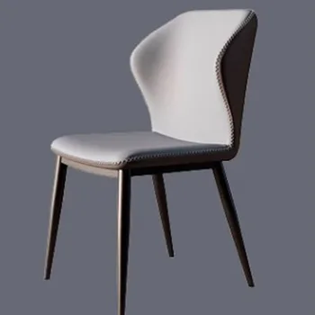 Еластични столове за хол Модерен дизайн Скандинавски офис грим Етаж стол Единичен сив скандинавски Sillas De Oficina Мебели за дома