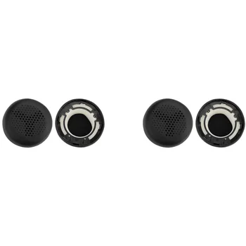 2X Подложки за уши Възглавница за уши Чаши за уши Замяна на капаци за уши за AKG Y500 500 Части за ремонт на слушалки Черен