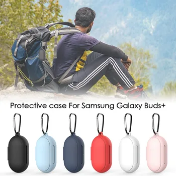 1PCS прахоустойчив за Samsung Galaxy Buds+ Защитна кутия за зареждане Anti Fall силиконов защитен ръкав слушалка аксесоар