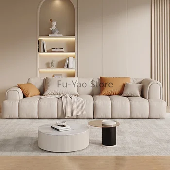 Италиански стил релакс диван минималистичен дизайнер луксозен модулен диван кожа спален вагон Salas Y дивани Muebles хол мебели