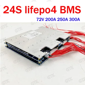 24S 72V 200A lifepo4 BMS pcm табло за защита на батерията Балансираща функция 24S 250A BMS 24S 300A 72V литиева батерия BMS за 20kw
