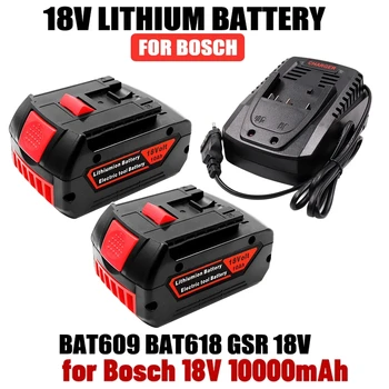 Нова 18V батерия 10.0Ah за електрическа бормашина Bosch 18 V акумулаторни литиево-йонни батерии BAT609 BAT609G BAT618 BAT618G BAT614