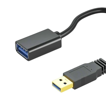 M2EC USB кабел с превключвател за включване на захранването, правоглав USB3.0 мъжки към женски кабел за захранване на захранването