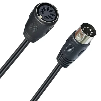 7 Pin Din Midi кабел мъжки към женски контролер интерфейс аудио кабел за Bang Olufsen Naim Quad.Stereo системи кабелен кабел 3m 10m