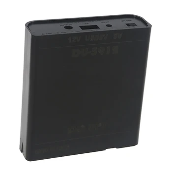 USB 5V за DC 9V 12V изход 3x 18650 UPS DIY захранване за мобилен телефон Ro 51BE