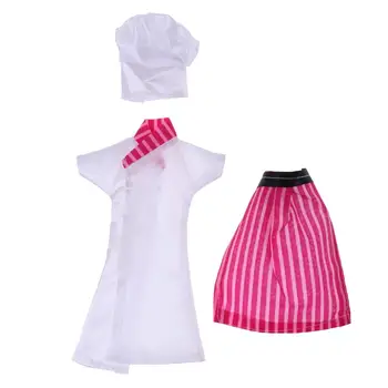 кукла ролеви костюми кухня готвене печене дрехи /6 момичета кукла