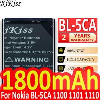1800mAh BL-5CA мобилен телефон подмяна батерия за Nokia 1100 1101 1110 1110i 1112 1200 1208 1209 1280 1600