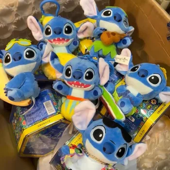 Disney анимация Kawaii Stitch изненада кутия сляпа кутия висулка бод кукла ключодържател училище чанта висулка подарък за момчета и момичета