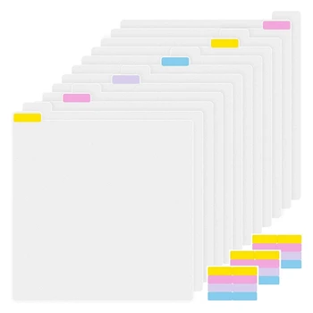 Скрапбук хартия разделители насипни за разделяне 12 X 12 инчов скрапбук хартия за съхранение картон табове разделители файл библиотека B трайни