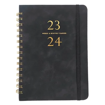 Лесно носене 2023-2024 Писане Управление на офис Елегантна корица Академични графици Многофункционални трайни списъци за пазаруване Дневник книга