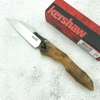 Kershaw 7650 Бърз AU / TO Отворен сгъваем нож D2 Blade Кафяв PEI дръжка Военна бойна ловна джобна щипка ножове