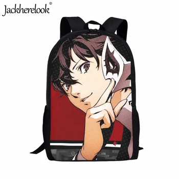 Jackherelook японски аниме персона косплей раница за тийнейджърки училищни чанти модерен нов практичен книга чанта мъже лаптоп чанта