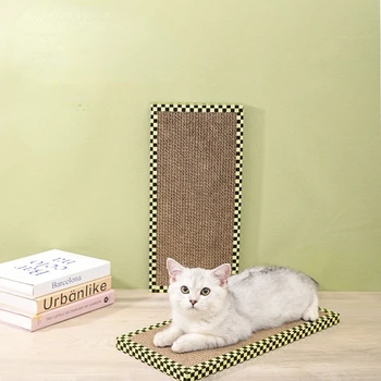 Pet Cat надраскване съвет гофрирана хартия картон подложка шлайфане нокти интерактивни защита мебели драскане домашни любимци доставки