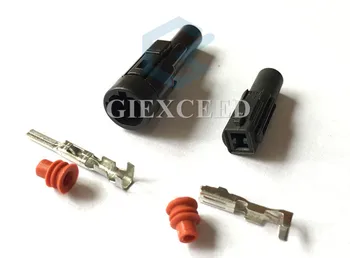 2 комплекта 1 пинов Furukawa мъжки и женски автомобилен конектор Електрическо окабеляване Socket Power Plug