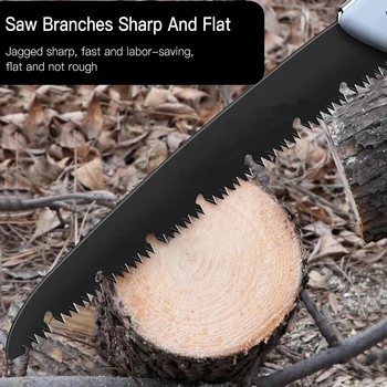 Сгъваем трион Дървообработване Сгъваема ножовка Многофункционално рязане на дърво Sharp Къмпинг Garden Prunch Saw Tree Chopper Knife Hand