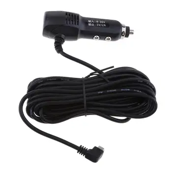 dolity зарядно за запалка за кола 8 / 36V до 5V2A бързо зареждане Mini USB десен кабел DVR