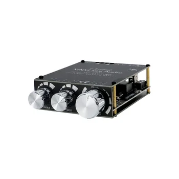 XY-T100H Bluetooth 5.0 цифрова усилвателна платка TPA3116D2 100Wx2 стерео HIFI аудио модул с предно регулиране на високите баси