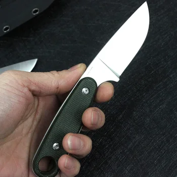 GT0159 Нов 14C28N Нож с фиксирано острие Micarta Дръжка Тактическо оцеляване Външни ножове K обвивка