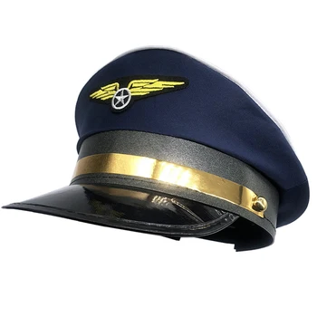 Cap Капитан Шапки Военноморски парти костюм Полиция Моряци Шапки Капитани Самолетна лодка Морска самолетна стюардеса