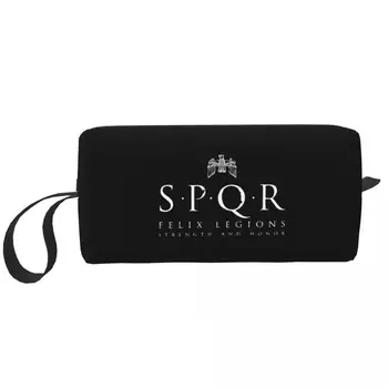 SPQR Римска империя армия козметична чанта за жени грим чанти пътуване водоустойчив тоалетна чанта организатор съхранение чанта