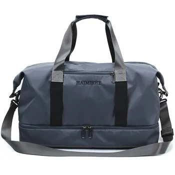 Голф чанта високо качество и голям капацитет пътуване лек водоустойчив плувна чанта със сухо и мокро разделяне голф чанта жени