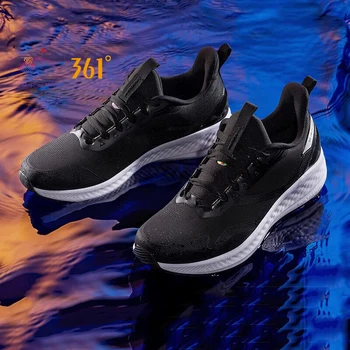 361 градуса Rainblock 4.0 Мъжки спортни обувки против пръскане Технология Q бомба шок абсорбиращи удобни маратонки 672142211