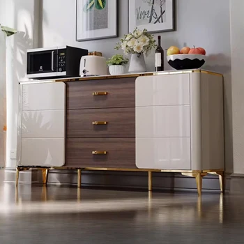 Display кухненски шкаф за съхранение шкаф модерен акцент бюфет кабинет подаване Nordic Muebles де Cocina кухненски мебели CY50KC
