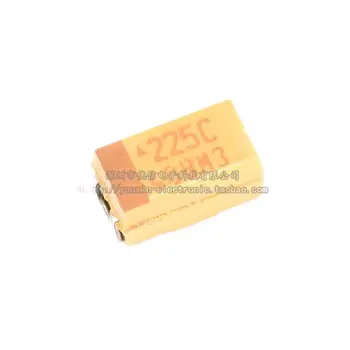 20PCS / оригинален истински пластир танталов кондензатор 3216A 16V 2.2UF 10% TAJA225K016RNJ 1206
