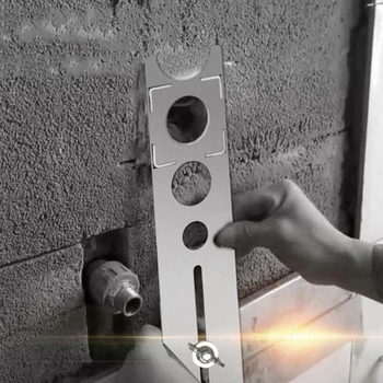 Керамични плочки дупка локатор универсален мрамор пробиване инструмент за дървени мрамор бормашина