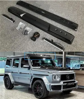 За Mercedes-Benz W463 W464 G-Class G500 G63 AMG 2008-2018 2019-2023 Real Dry Carbon Fiber / PP Front Roof Wing Lip Spoiler
