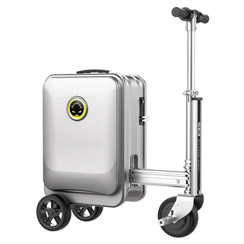 SE3S електрически багаж пътуване езда куфар ултра-лека мобилност скутер USB зареждане носят багаж с колела 21L