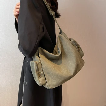 Leisure платно рамо чанта за жени студенти ученическа чанта мода унисекс пътуване пратеник чанта жени голям капацитет Crossbody чанта