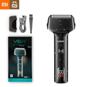 Xiaomi Youpin самобръсначка професионална бръснене машина електрически бръснач водоустойчив брада тример цифров дисплей самобръсначки самобръсначка за мъже
