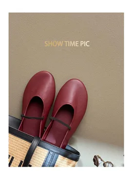 Италиански дизайнер Луксозна марка Дамски балетни обувки 2023 Лято Нов стил Мода Ежедневни плоски обувки