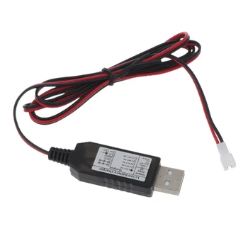 100cm Универсален USB 5V 2A до 4.2V 1A PH2.0 2Pin кабел за 3.7V литиева акумулаторна батерия и повече
