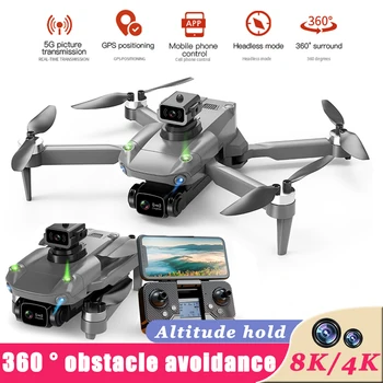 K998 Професионален Dron Dual 4K камера HD Vision Избягване на препятствия Безчетков мотор Drone GPS оптичен поток WIFI Quadcopter играчки